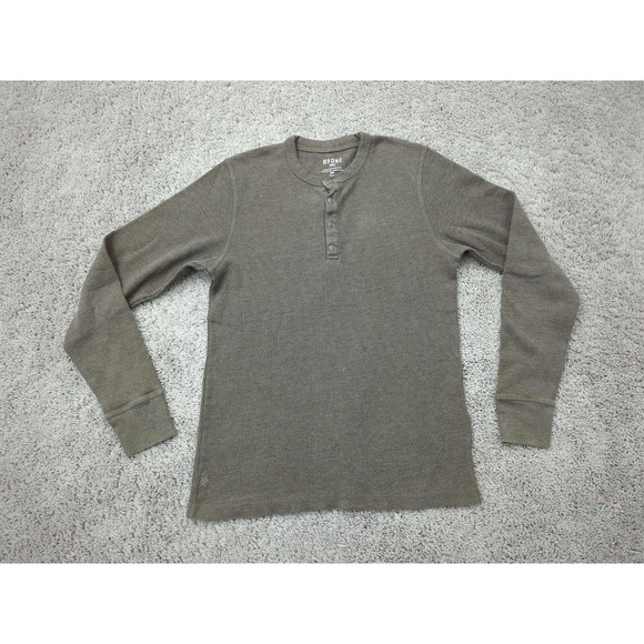 RHONE Other - Rhone Henley Shirt Mens‎ Small Brown Textured Long Sleeve Knit Classic Thermal